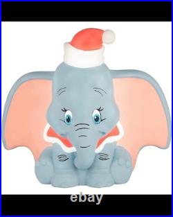 Disney Dumbo 1.5-Ft LED Blow Mold Santa Hat Christmas Yard Decor Indoor Outdoor