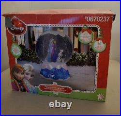Disney Frozen Snow Globe Airblown Inflatable Elsa Anna Olaf 6' Tested Works