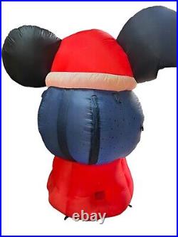 Disney Gemmy Airblown Inflatable Snow Globe Mickey Mouse Christmas 6,5 F HUGE