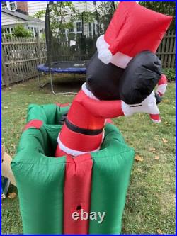 Disney Gemmy Mickey Minnie Mouse Animated Light Up Christmas Inflatable WORKS