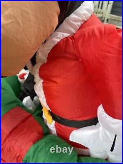 Disney Gemmy Mickey Minnie Mouse Animated Light Up Christmas Inflatable WORKS