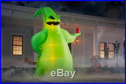 Disney Green Oogie Boogie WITH DICE 10.5 ft. Lit Inflatable Halloween Decoration