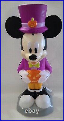 Disney Mickey & Minnie Mouse Halloween Blow Mold Gemmy 2022 Some Damage? B