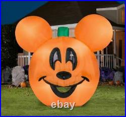 Disney New 9.5 FT Mickey Mouse Pumpkin Jack O Lantern Airblown Inflatable