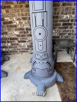 Disney Star Wars AT-AT Giant Airblown Inflatable Reindeer With Lights 8.5' RARE