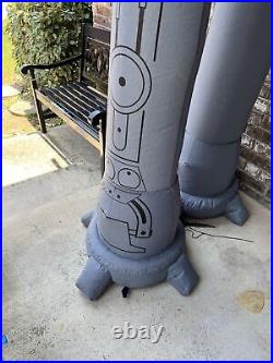 Disney Star Wars AT-AT Giant Airblown Inflatable Reindeer With Lights 8.5' RARE