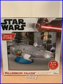 Disney Star Wars Millennium Falcon Christmas Airblown Inflatable Yard Decor