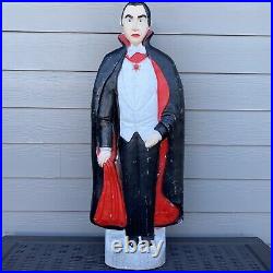 Don Featherstone Bela Lugosi Dracula Halloween Lighted Blow Mold 42 Vtg
