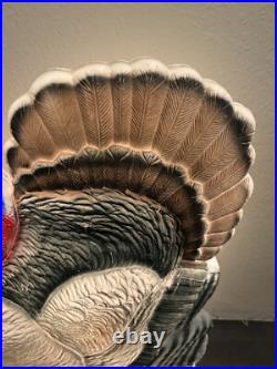 Don Featherstone Turkey Thanksgiving Blow Mold 25 Union VINTAGE Working