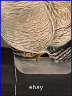 Don Featherstone Turkey Thanksgiving Blow Mold 25 Union VINTAGE Working