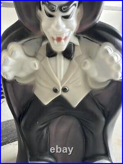 Dracula 36 Halloween Blow Mold Light General Foam Purple Black