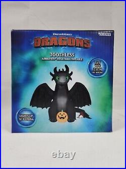 DreamWorks How To Train Your Dragon Toothless 7 Foot Wide Halloween Inflatable