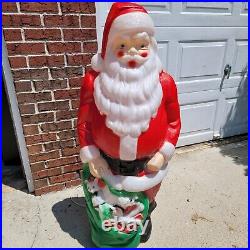 EMPIRE SANTA CLAUS TOY BAG Blow Mold 46 Christmas VINTAGE Excellent Condition