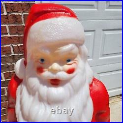 EMPIRE SANTA CLAUS TOY BAG Blow Mold 46 Christmas VINTAGE Excellent Condition