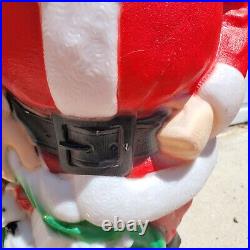 EMPIRE SANTA CLAUS TOY BAG Blow Mold 46 Christmas VINTAGE Excellent Condition