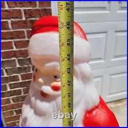 EMPIRE SANTA CLAUS TOY BAG Blow Mold 46 Christmas VINTAGE Excellent Condition