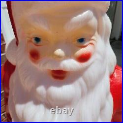 EMPIRE SANTA CLAUS TOY BAG Blow Mold 46 Christmas VINTAGE Excellent Condition