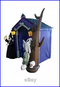 EUC 10 X 9 Airblown Inflatable Halloween Haunted House Tunnel