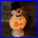 EXTREMELY RARE Color 18 Beco Snowman ITEM 984 BLOW MOLD Christmas 1960’s