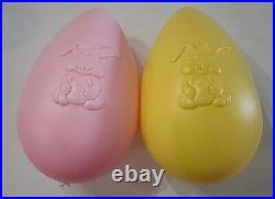 Easter Eggs Blow Mold Grand Venture 1998 General Foam No Name Vintage Lot of 8 B