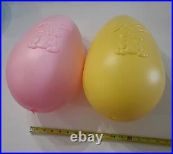 Easter Eggs Blow Mold Grand Venture 1998 General Foam No Name Vintage Lot of 8 B