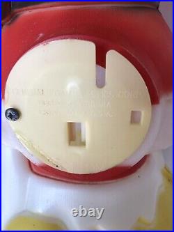 Elf with Mailbox Vintage 34 General Foam Blow Mold Santa Claus Sign Yard Decor