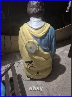 Empire 1950s Vintage Blow Molds Mary Joseph Jesus Nativity Works Rare