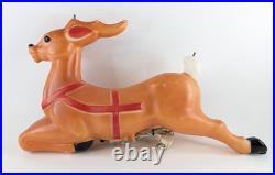 Empire 24 Reindeer for Santa Claus' Sleigh Christmas Blow Mold Carolina 1977