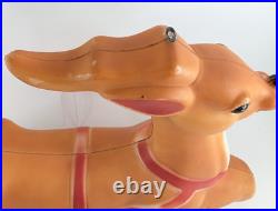 Empire 24 Reindeer for Santa Claus' Sleigh Christmas Blow Mold Carolina 1977