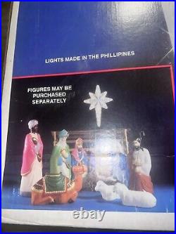 Empire 39 Tall Nativity Star, Blow Mold, Vintage, Lights Up, With Box 1650