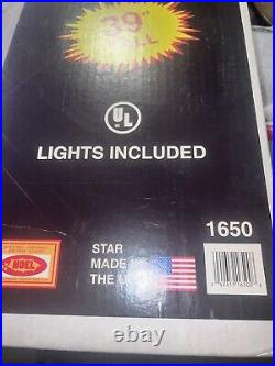 Empire 39 Tall Nativity Star, Blow Mold, Vintage, Lights Up, With Box 1650