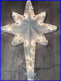 Empire 39 Tall Nativity Star, Blow Mold, Vintage, Lights Up, With Box 1650