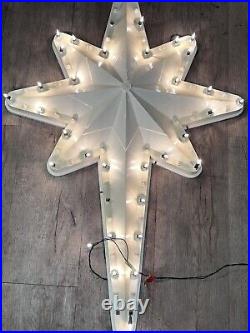 Empire 39 Tall Nativity Star, Blow Mold, Vintage, Lights Up, With Box 1650
