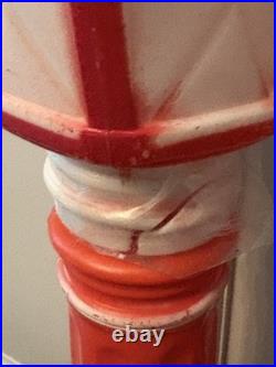 Empire Blow Mold Christmas Lantern Lamp Post Candle Light 1969 / 40 VINTAGE