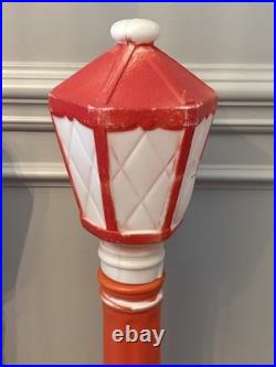 Empire Blow Mold Christmas Lantern Lamp Post Candle Light 1969 / 40 VINTAGE