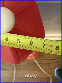 Empire Blow Mold Christmas Lantern Lamp Post Candle Light 40 Worn But Works