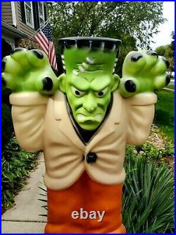 Empire Blow Mold Large Frankenstein Monster Halloween Lighted Yard Decoration