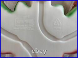 Empire Blowmold Hanging Christmas Wreath Holiday Vintage 95