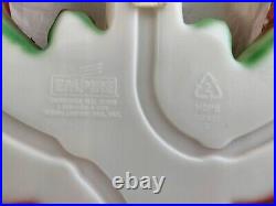 Empire Blowmold Hanging Christmas Wreath Holiday Vintage 95