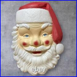Empire Illuminated 36 Giant Outdoor Blow Mold Santa Face Vintage
