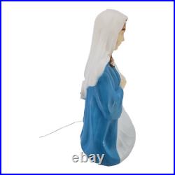 Empire Lighted Blow Mold Nativity 28 Mary Joseph Jesus Vintage Holiday Decor
