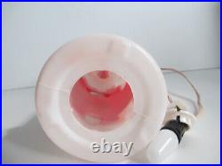 Empire Plastic 13 Blow Mold Set of 4 Santa Snowman 2 Noel Candles w cords bulb