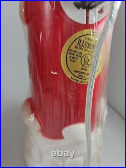 Empire Plastic Corp Noel Candle (2) 1970 NOS Blow Mold Christmas