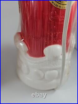 Empire Plastic Corp Noel Candle (2) 1970 NOS Blow Mold Christmas