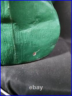 Empire Santa Claus Blow Mold 46 Green Toy Sack Christmas Lighted 1968 Vintage