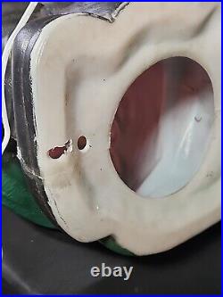 Empire Santa Claus Blow Mold 46 Green Toy Sack Christmas Lighted 1968 Vintage