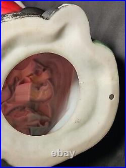 Empire Santa Claus Blow Mold 46 Green Toy Sack Christmas Lighted 1968 Vintage