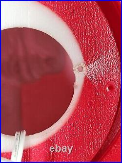 Empire Santa Claus Blow Mold 46 Green Toy Sack Christmas Lighted 1968 Vintage