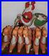 Empire Santa Sleigh Blow Mold 6 Reindeer Blow Mold Vintage RARE HTF FREE SHIP