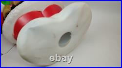 Empire Santa withTeddy Bear & Toys 40 Blow Mold Holiday Christmas Yard Decor
